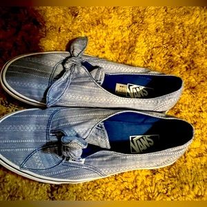 VANS Authentic Knotted Lace Chambray Skate Shoe